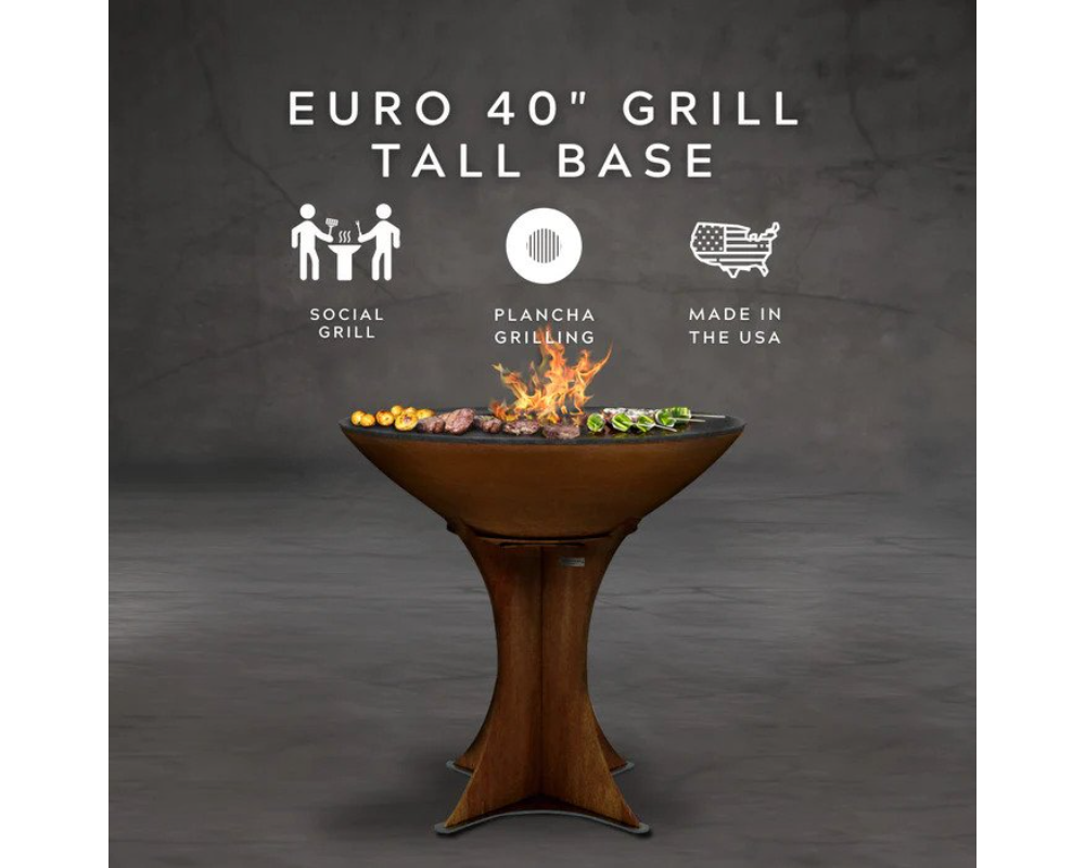 Arteflame Classic 40″ Grill – Tall Euro Base