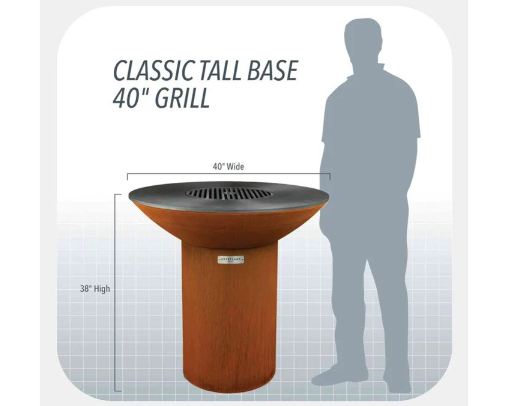 Arteflame Classic 40″ Grill – Tall Round Base