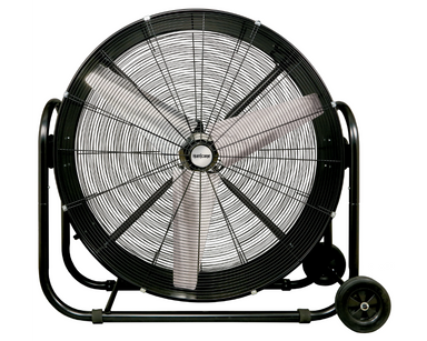 Hurricane® 42" Drum Fan Portable Heavy-duty Cooling Air - Black