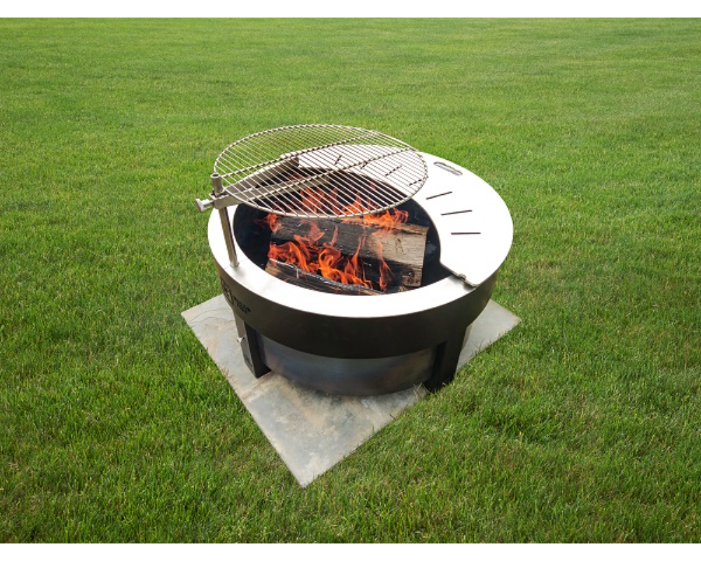Yard Craft "Blade" Fire Pit Grilling Upgrade