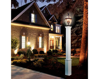 Yard Craft Frankfort Lantern Post Stylish Outdoor Lighting Solution