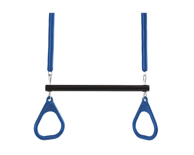 Yard Craft Playground Accessories Quality Trapeze Swing for Kids Blue