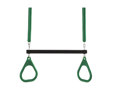 Yard Craft Playground Accessories Quality Trapeze Swing for Kids Green