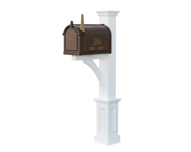 Yard Craft Premium Madison Mailbox Post Elegant Mail Stand