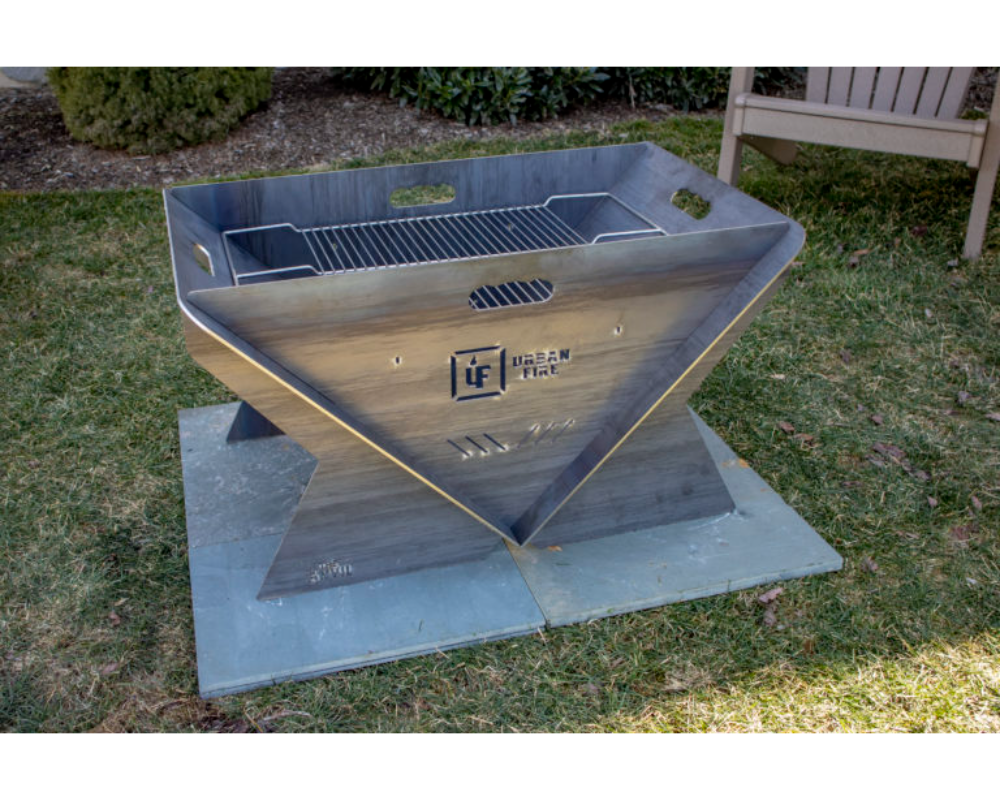 Yard Craft "The Anvil®" Collapsible Fire Pit - Carbon Finish