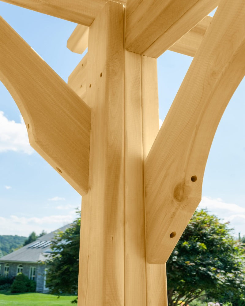 Yard Craft 10x12 Wood Pergola Kit – Natural